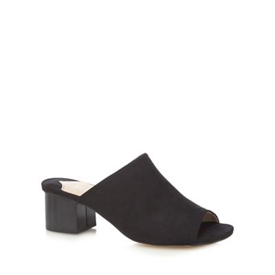 Black 'Dolly' high mules